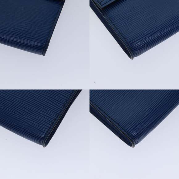 LOUIS VUITTON Epi Pochette Arche Shoulder Bag Blue M52575 - Picture 10 of 12